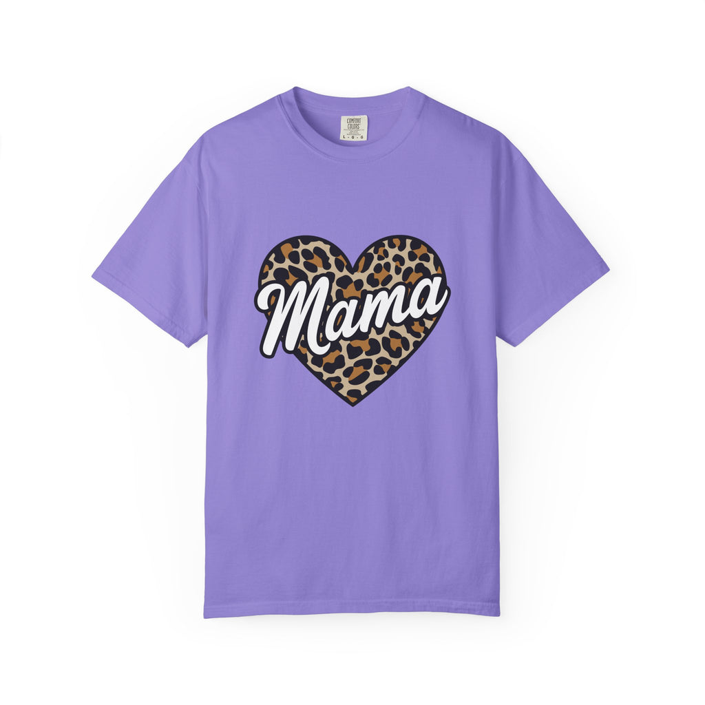 Mama Leopard Heart T-Shirt