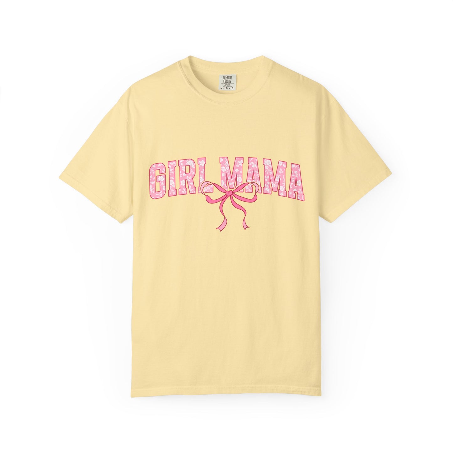 Girl Mama T-Shirt — Pink Ribbon Graphic Tee for New & Expecting Moms