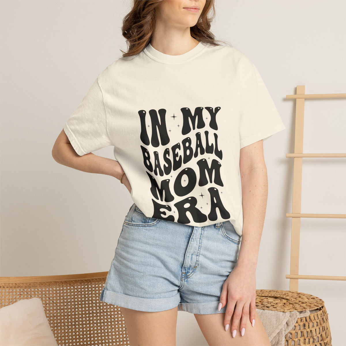 Baseball Mom T-Shirt - "In My Baseball Mom Era" Vintage Graphic Tee