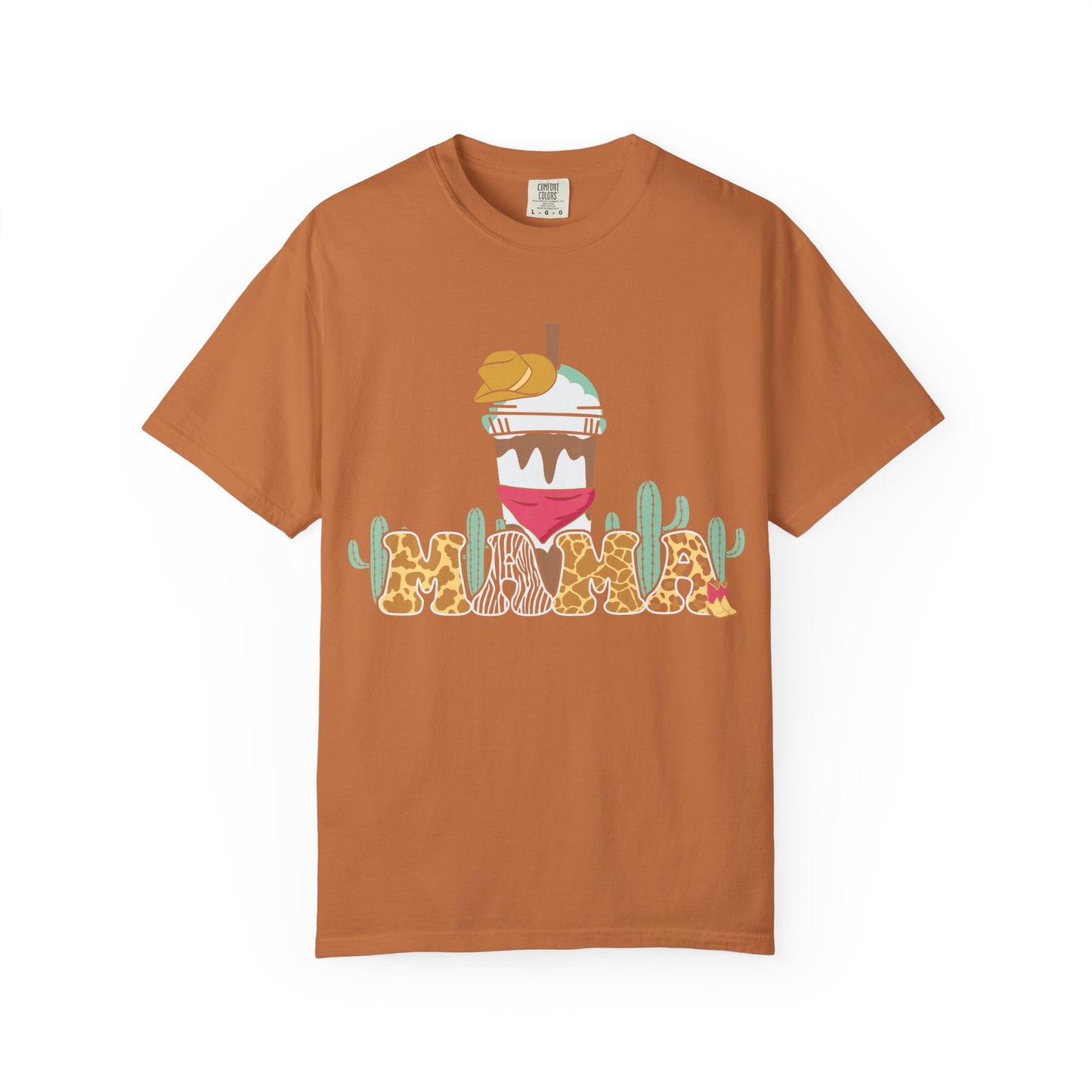 Desert Boba T-Shirt — Cute Bubble Tea with Cacti Graphic Tee