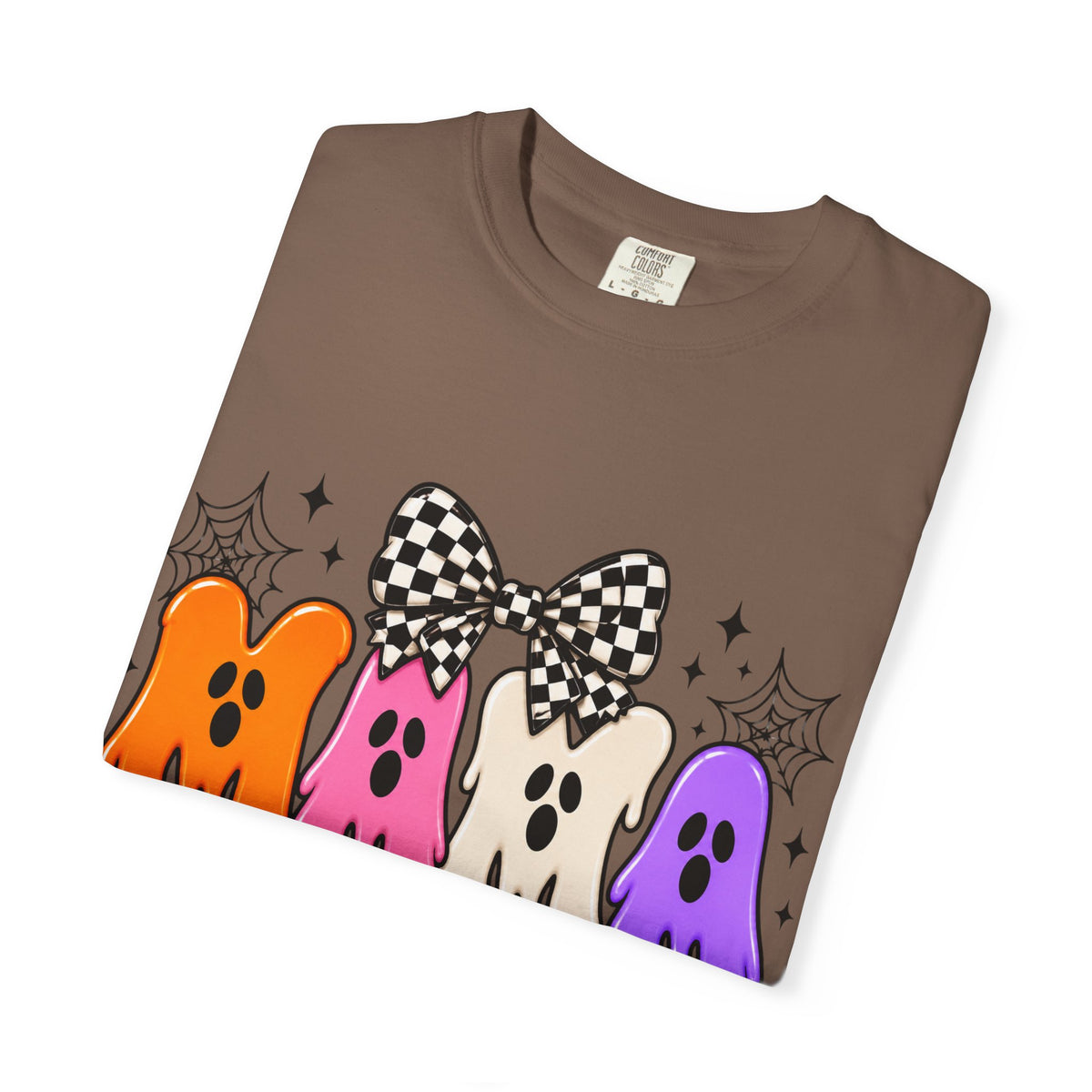 Mama Ghosts Halloween T-Shirt — Cute Spooky Mom Tee with Pumpkins