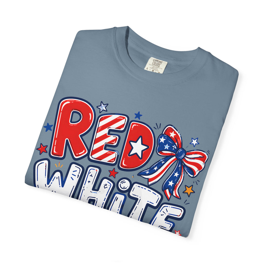 Red White & 250 Patriotic T-Shirt — 4th of July Celebration Tee