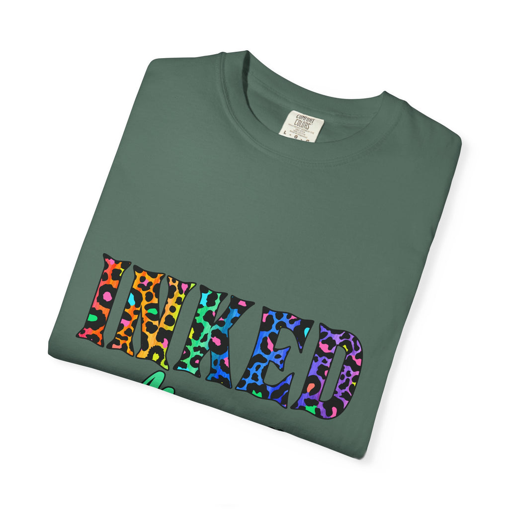 Inked Mama T-Shirt — Colorful Tattoo Script Tee for Moms