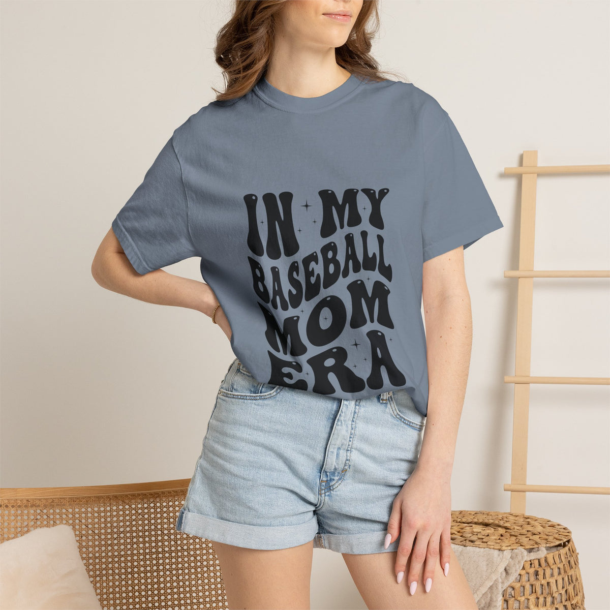 Baseball Mom T-Shirt - "In My Baseball Mom Era" Vintage Graphic Tee