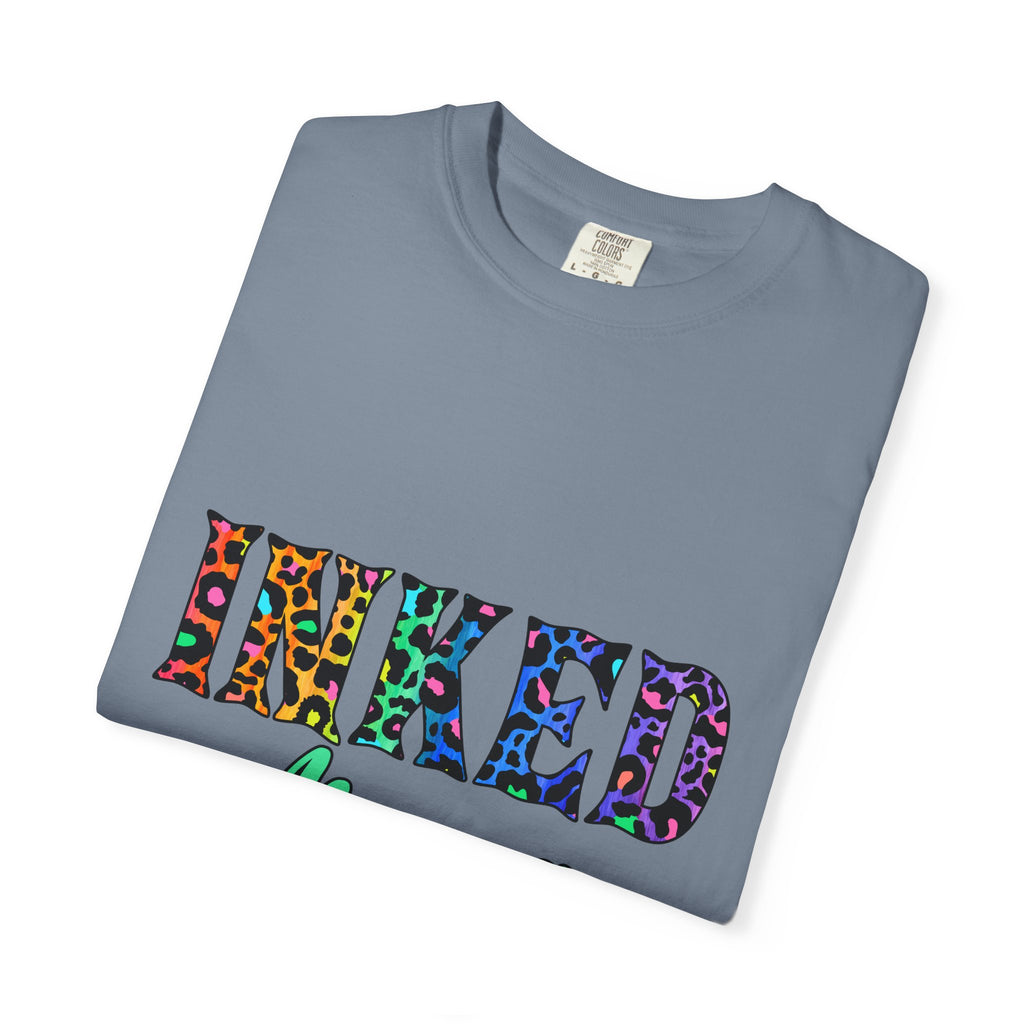 Inked Mama T-Shirt — Colorful Tattoo Script Tee for Moms