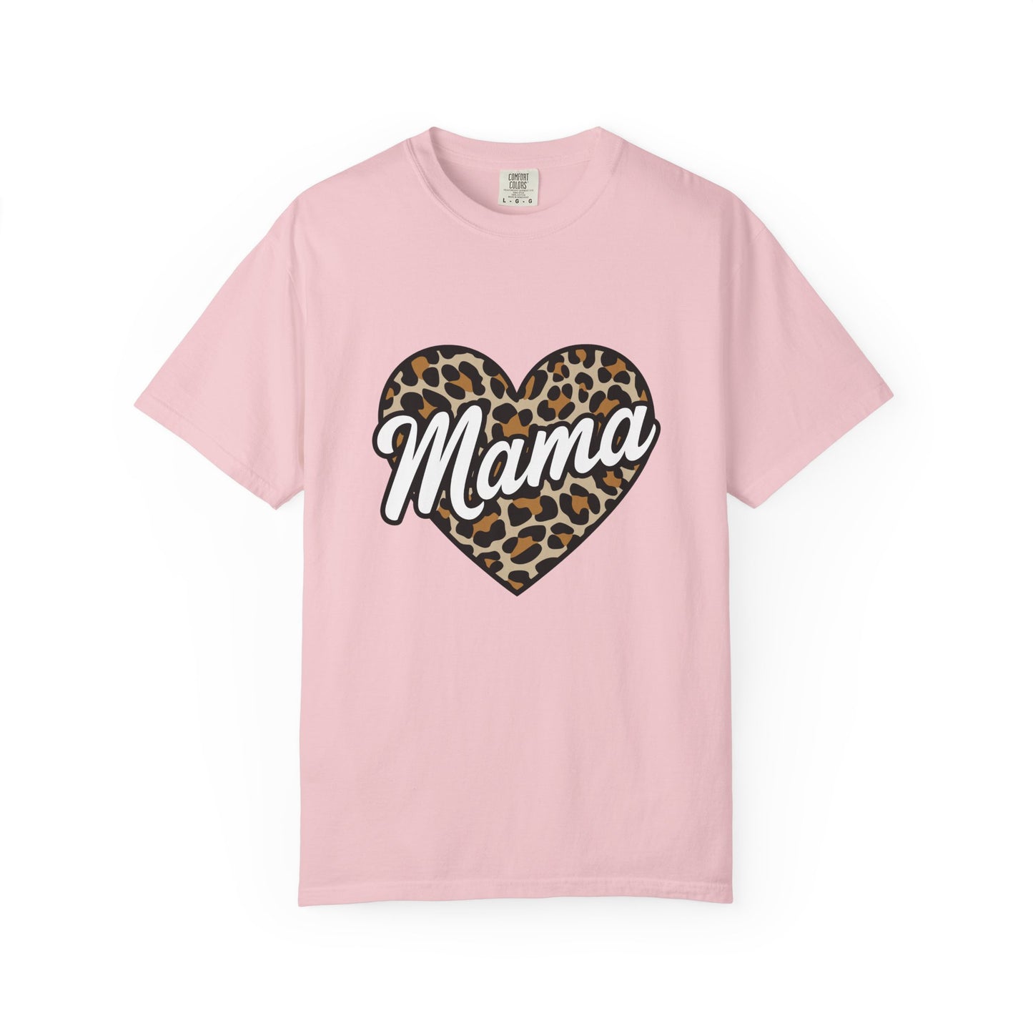 Mama Leopard Heart T-Shirt