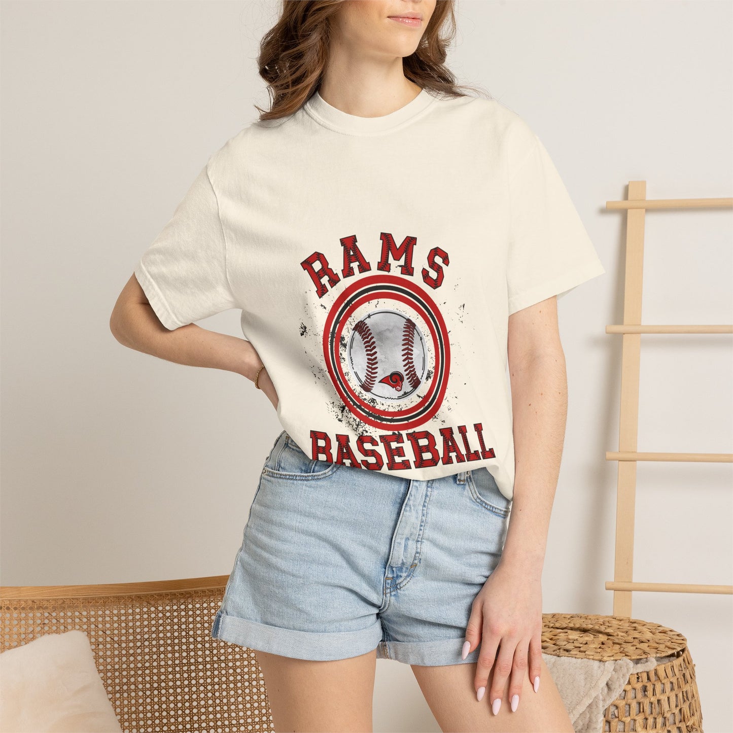 Rams Baseball T-Shirt — Vintage Baseball Logo Tee