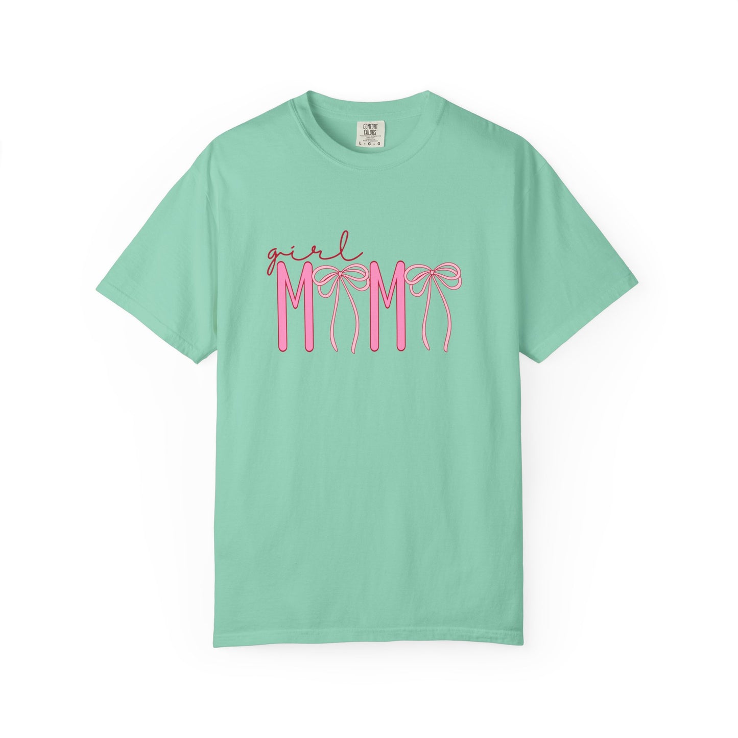 Girl Mom Tee — Pink Ribbon Script Mother's Day T-Shirt