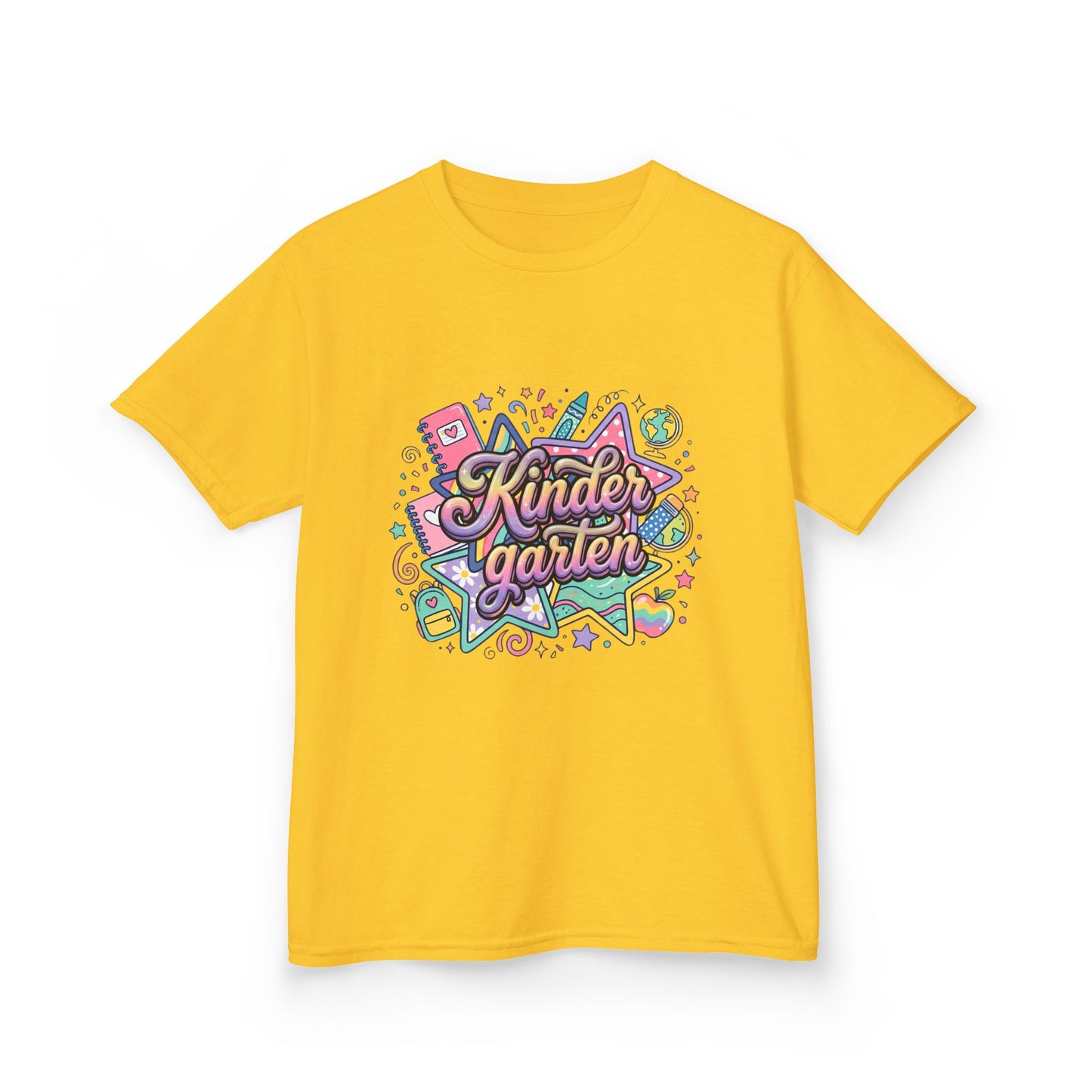 Kindergarten Kids T-Shirt — Colorful Back-to-School Design