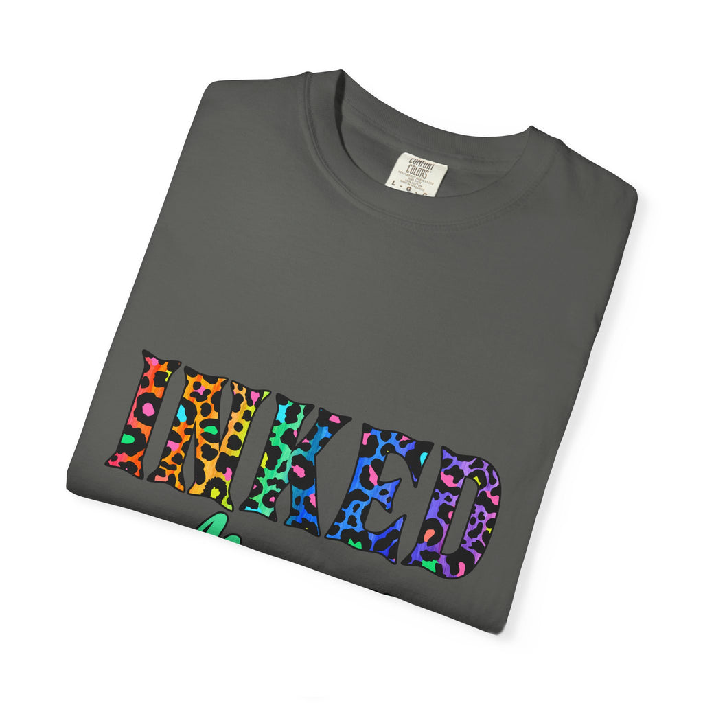 Inked Mama T-Shirt — Colorful Tattoo Script Tee for Moms