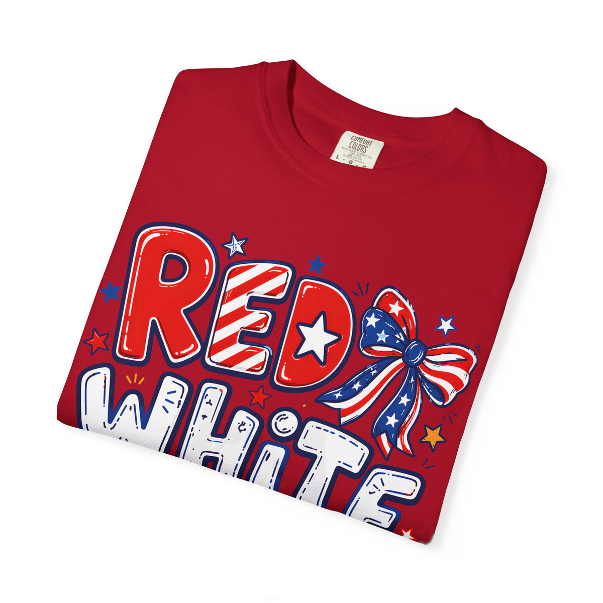 Red White & 250 Patriotic T-Shirt — 4th of July Celebration Tee