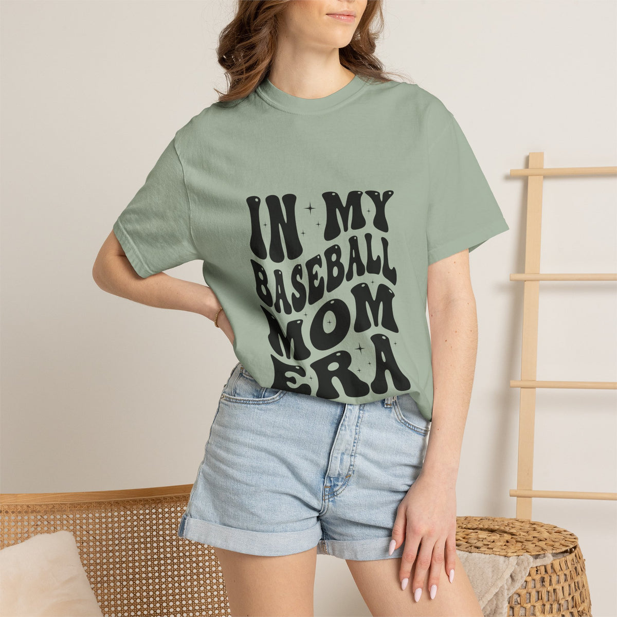 Baseball Mom T-Shirt - "In My Baseball Mom Era" Vintage Graphic Tee