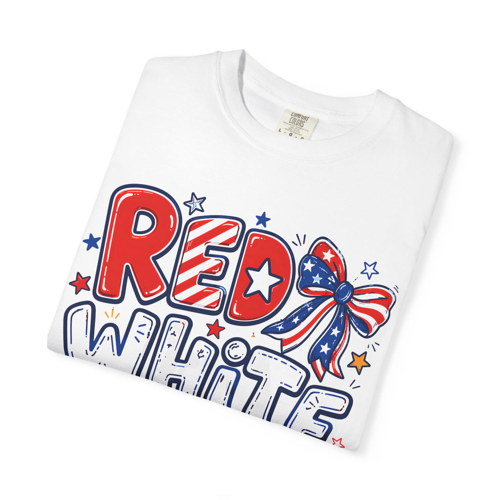 Red White & 250 Patriotic T-Shirt — 4th of July Celebration Tee