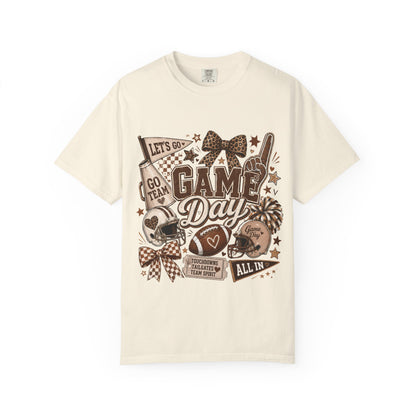 Game Day Cheer T-Shirt — Football & Cheerleader Spirit Tee