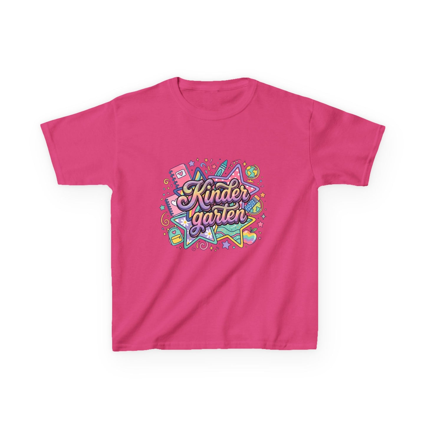 Kindergarten Kids T-Shirt — Colorful Back-to-School Design