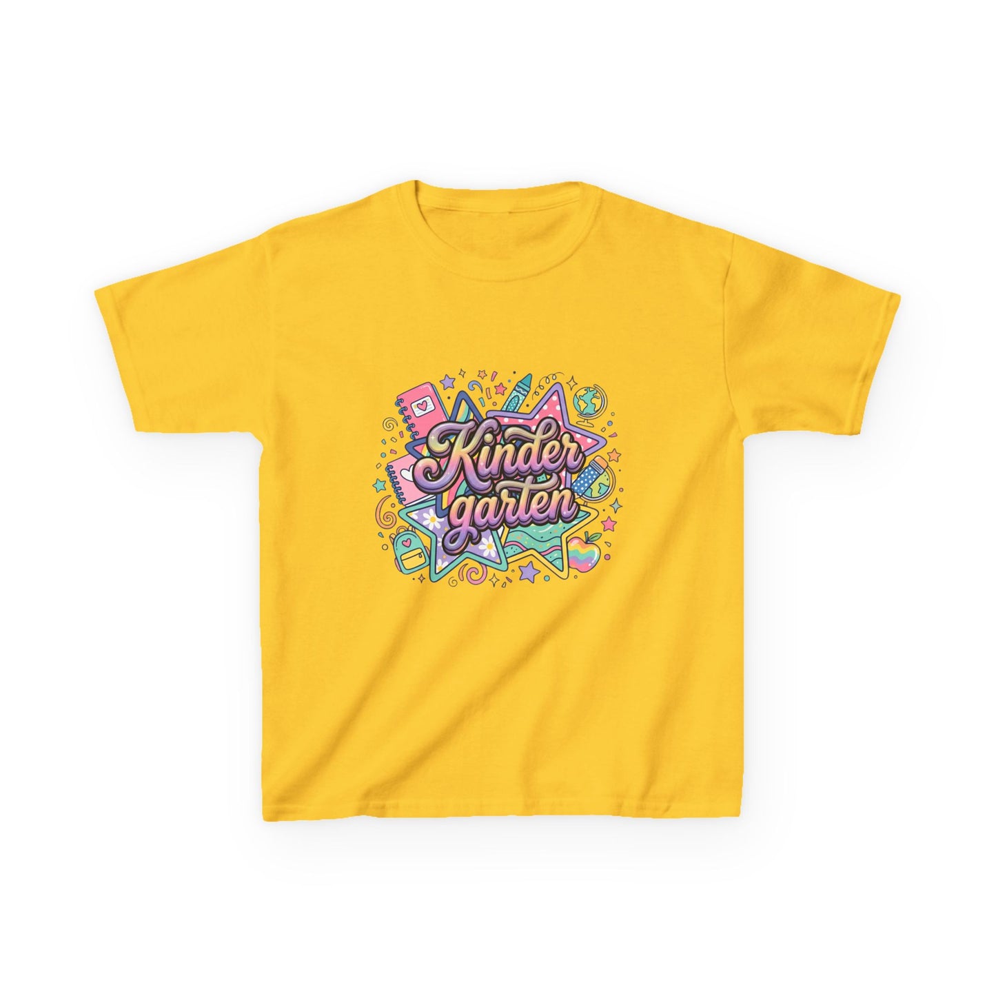 Kindergarten Kids T-Shirt — Colorful Back-to-School Design