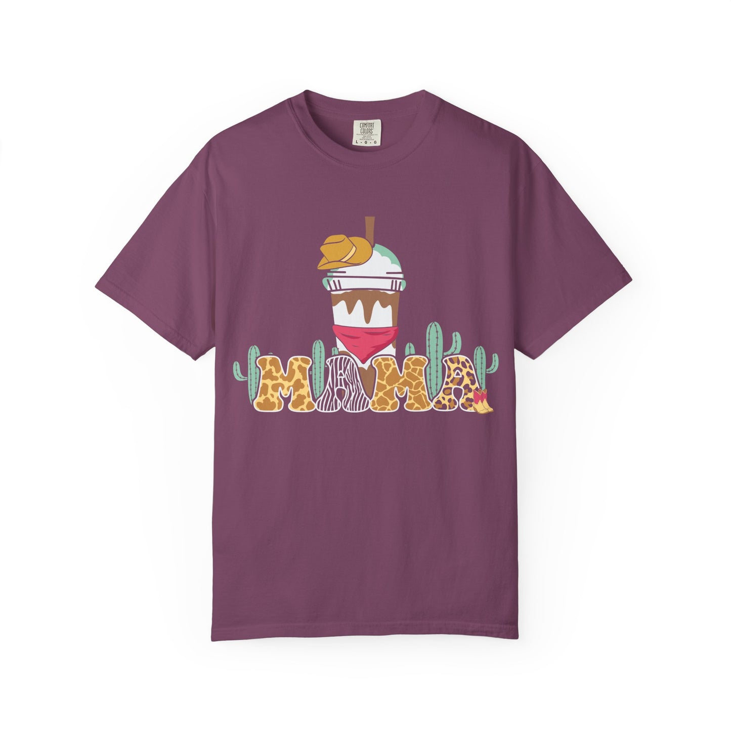 Desert Boba T-Shirt — Cute Bubble Tea with Cacti Graphic Tee