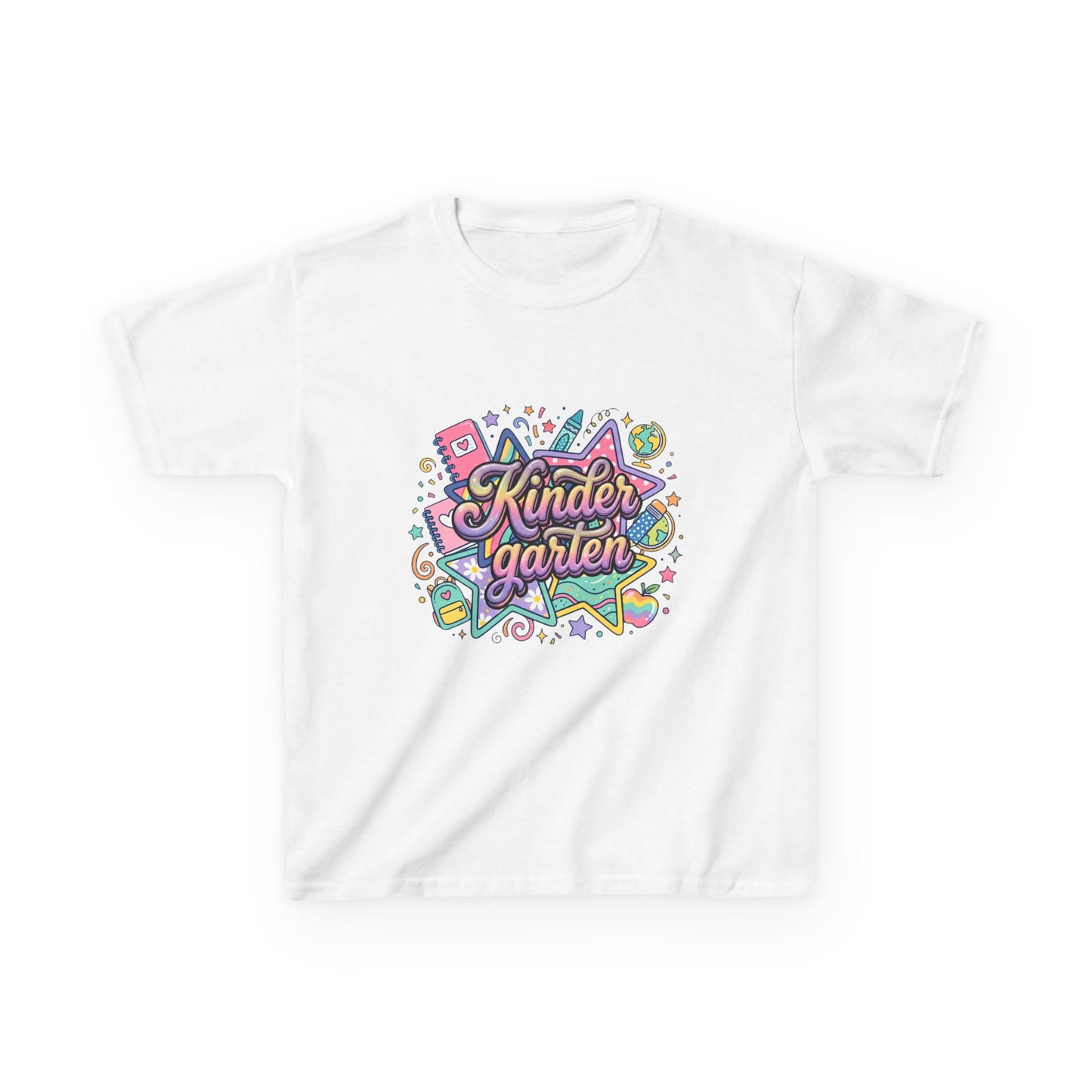 Kindergarten Kids T-Shirt — Colorful Back-to-School Design