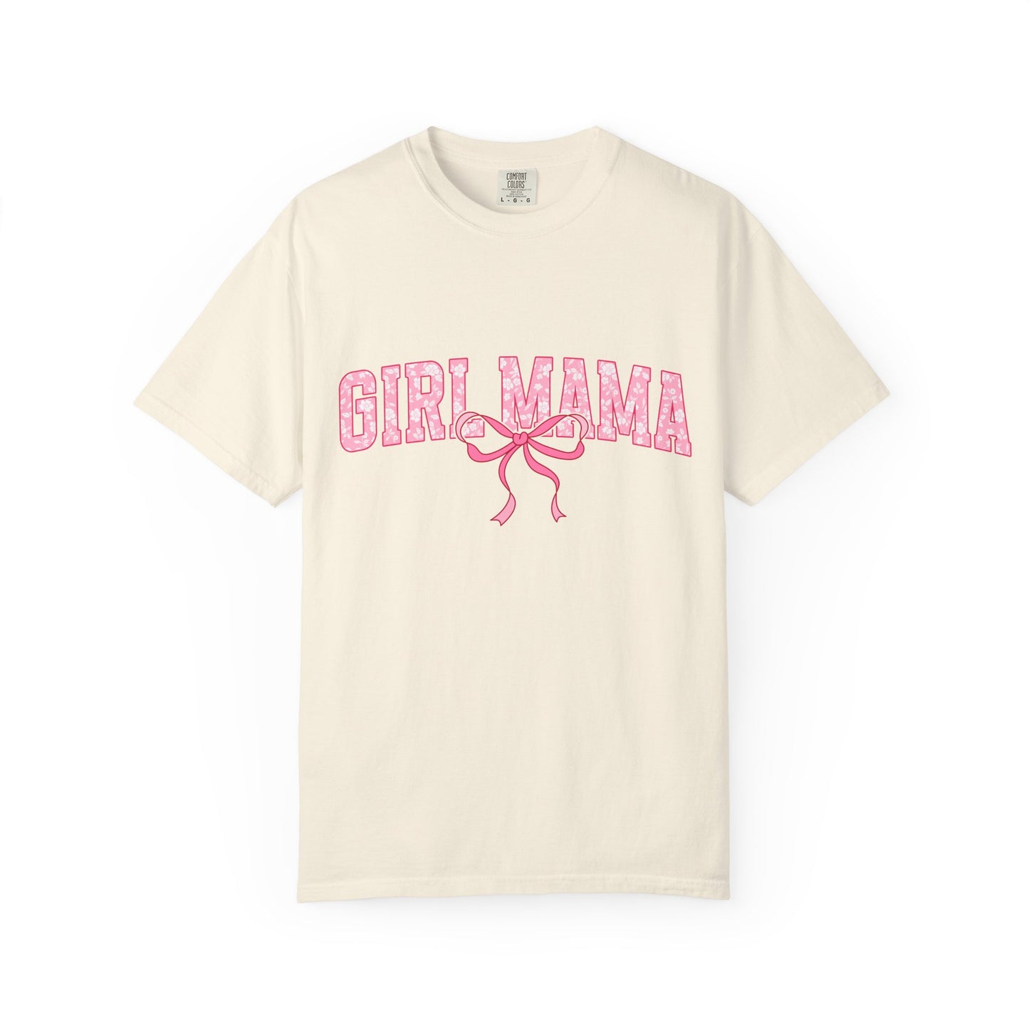 Girl Mama T-Shirt — Pink Ribbon Graphic Tee for New & Expecting Moms