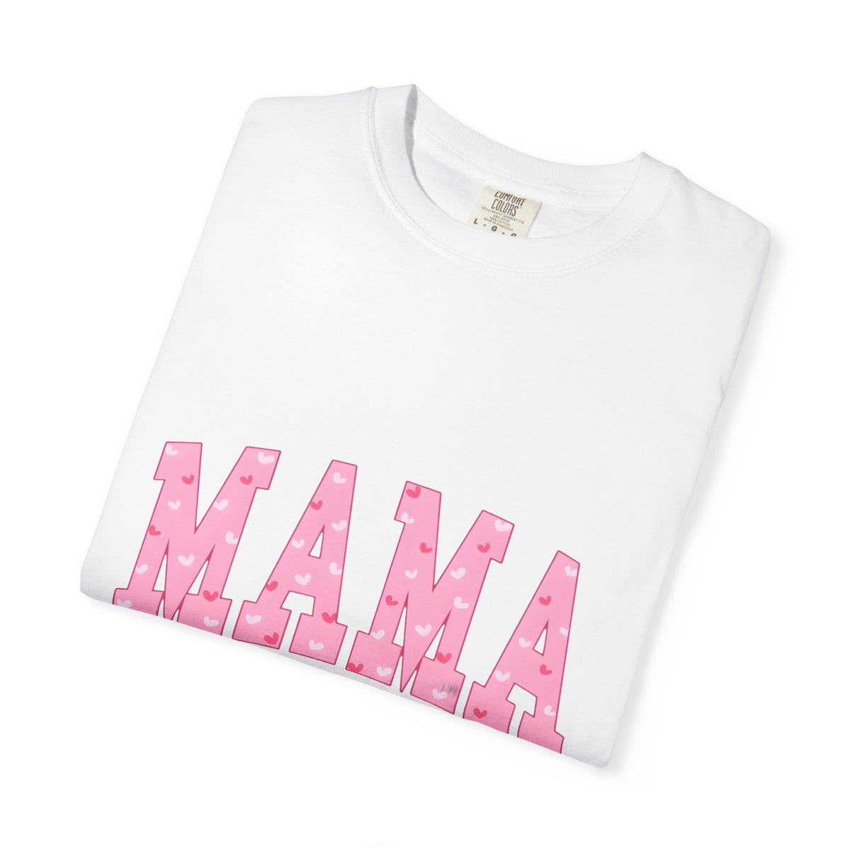 Mama Pink Polka Dot T‑Shirt — Cute Mama Tee with Bow