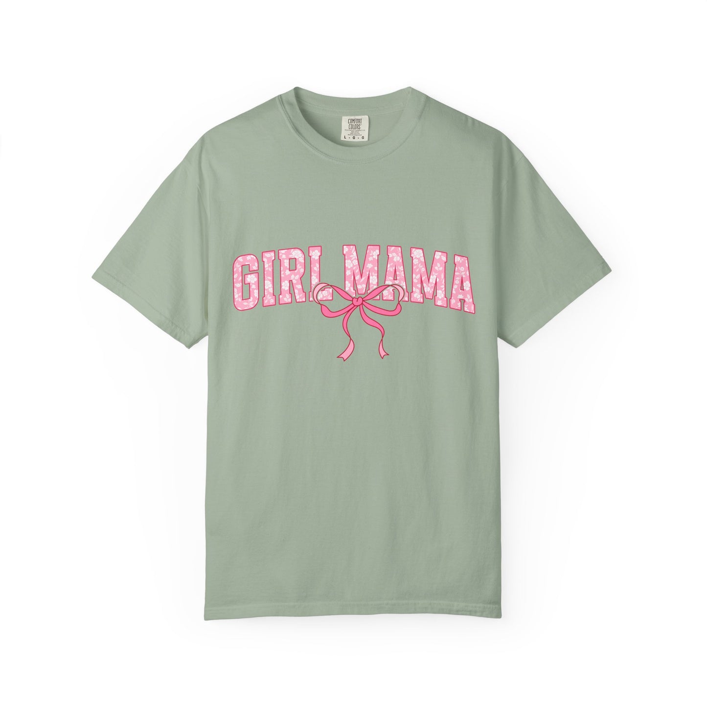 Girl Mama T-Shirt — Pink Ribbon Graphic Tee for New & Expecting Moms