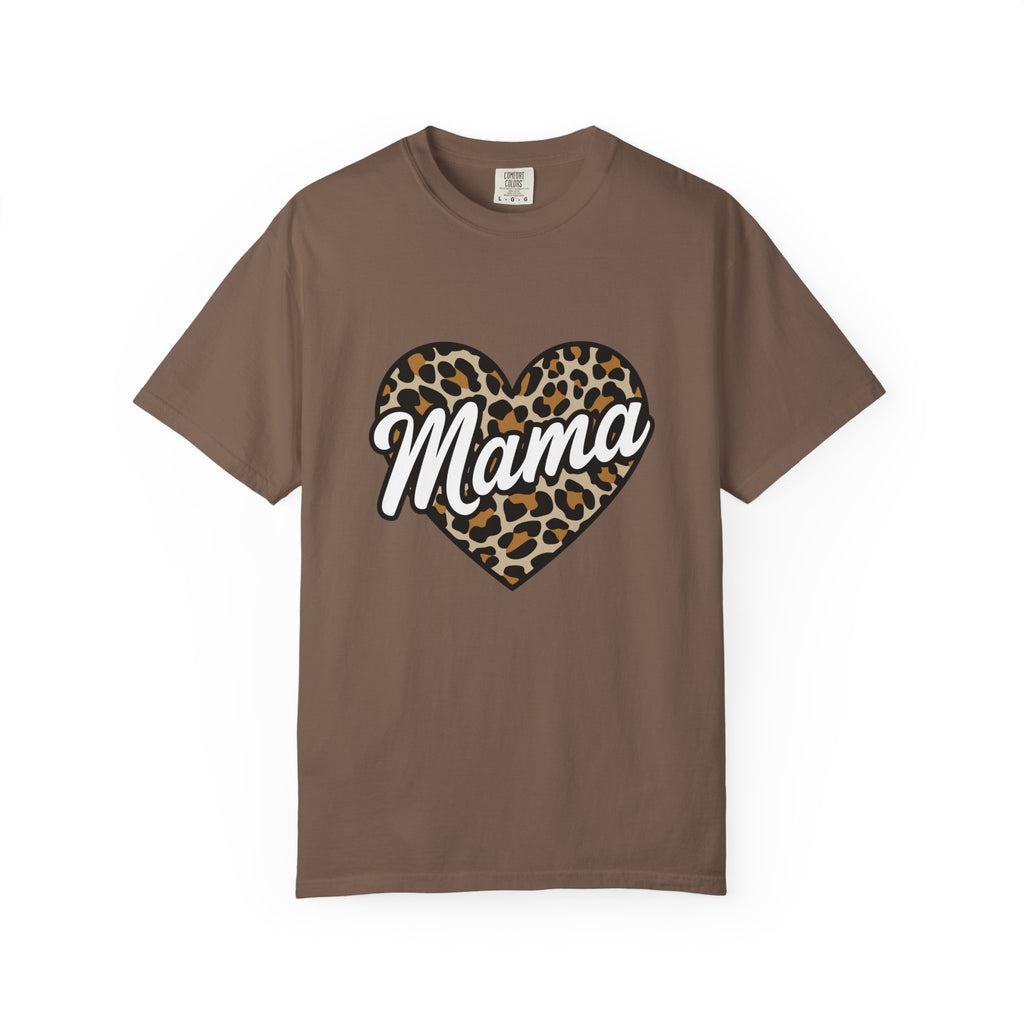 Mama Leopard Heart T-Shirt