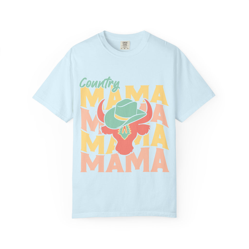 Country Mama T-Shirt — Retro Cowboy Hat Graphic Tee for Moms