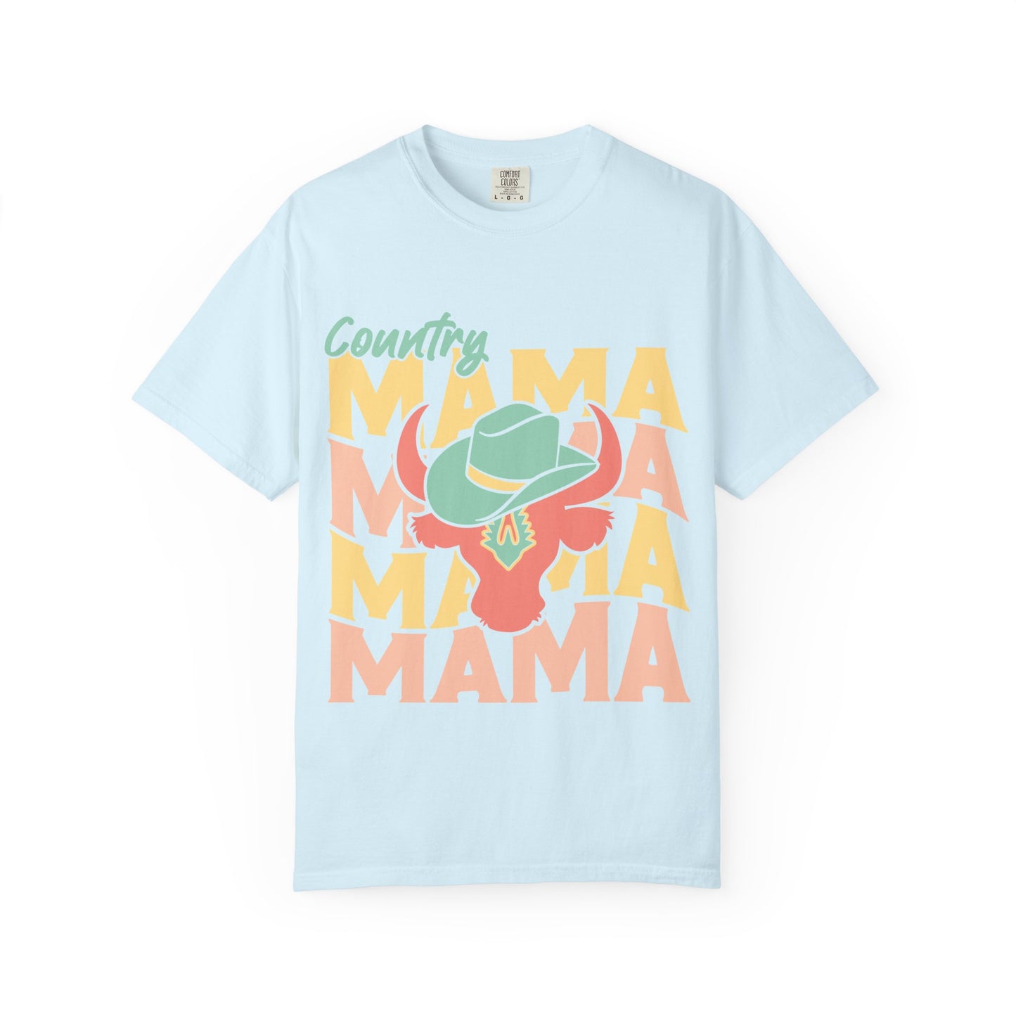 Country Mama T-Shirt — Retro Cowboy Hat Graphic Tee for Moms