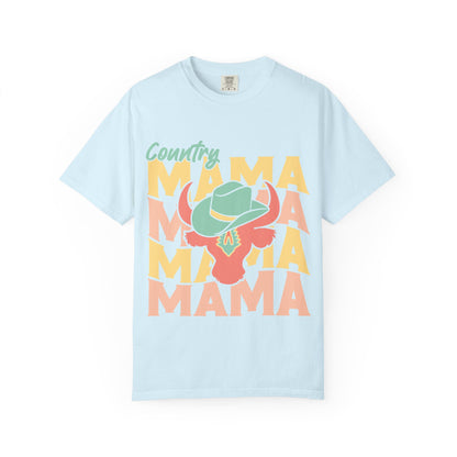 Country Mama T-Shirt — Retro Cowboy Hat Graphic Tee for Moms