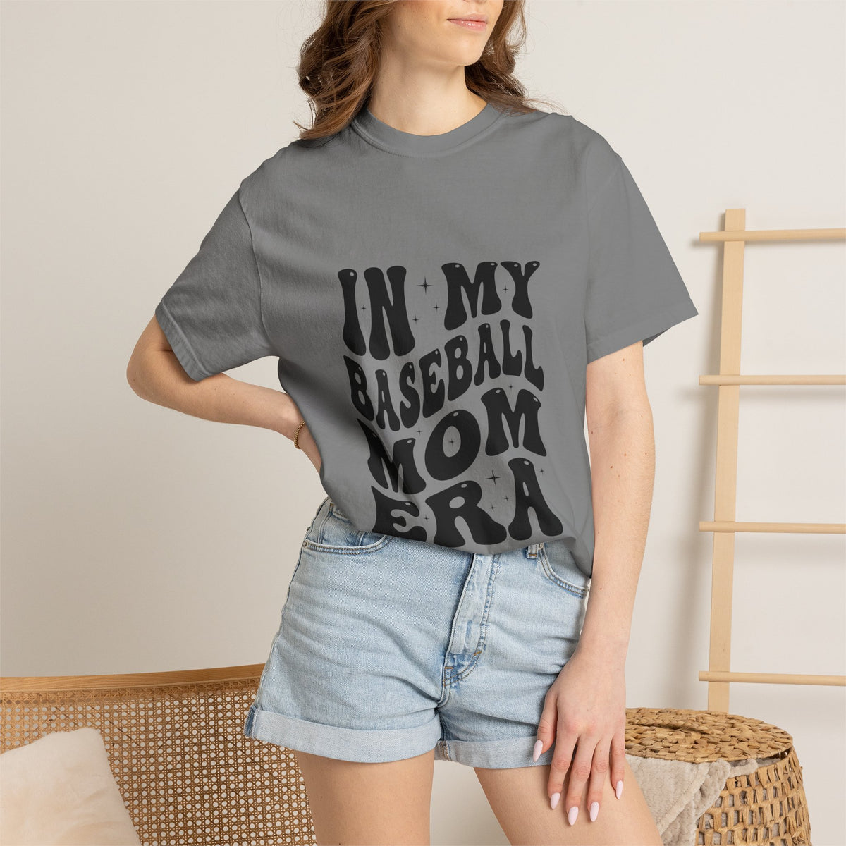 Baseball Mom T-Shirt - "In My Baseball Mom Era" Vintage Graphic Tee