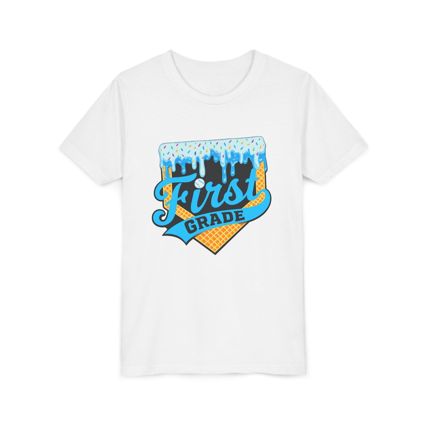 First Grade Youth Tee - Ice Cream Cone Back to School Shirt