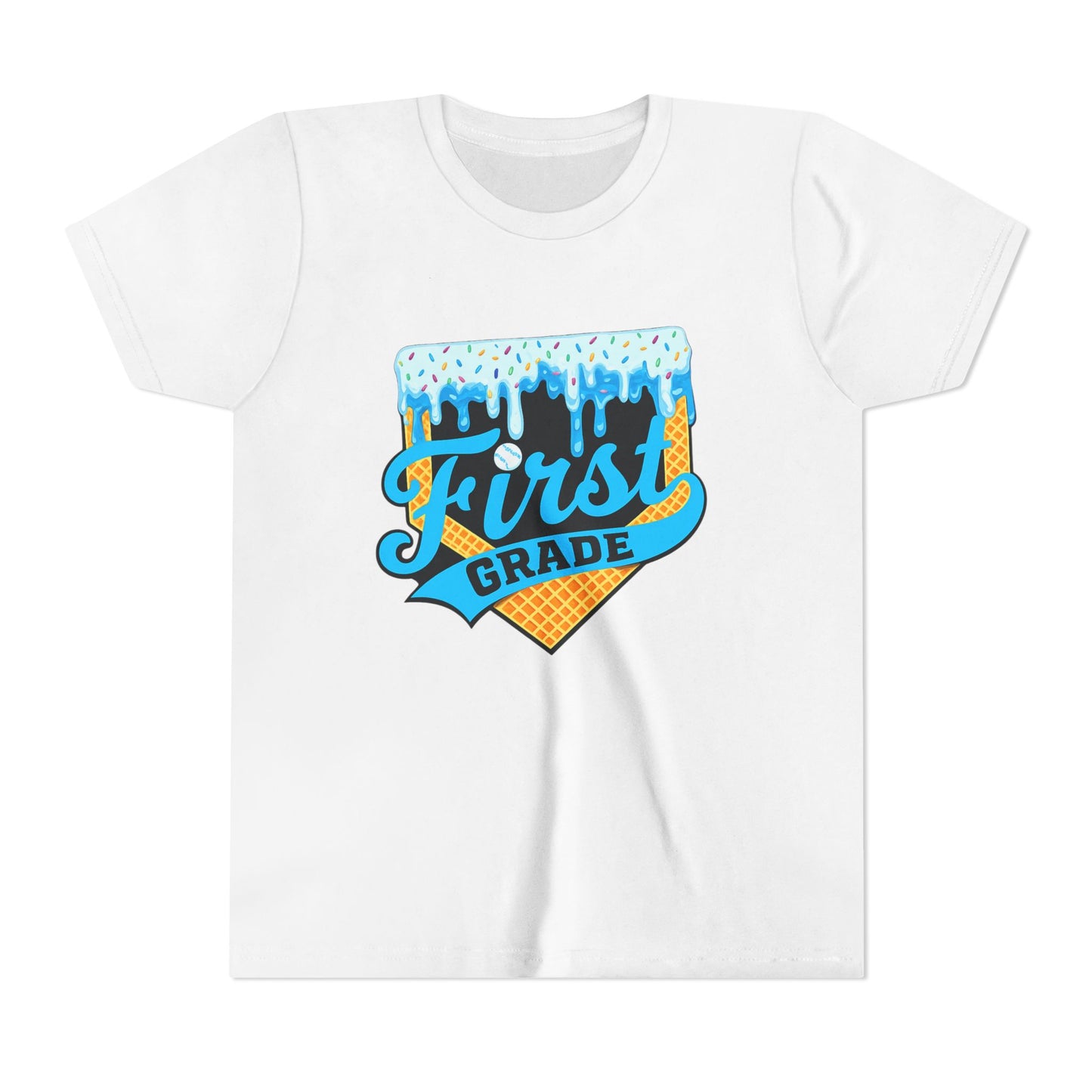 First Grade Youth Tee - Ice Cream Cone Back to School Shirt