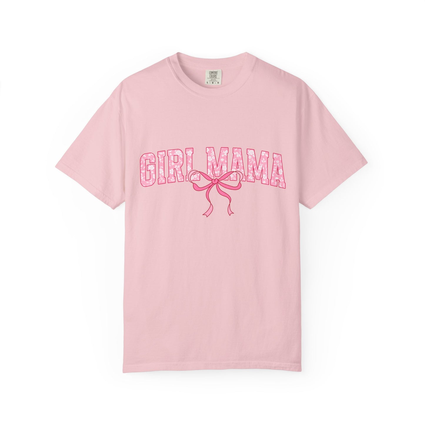Girl Mama T-Shirt — Pink Ribbon Graphic Tee for New & Expecting Moms