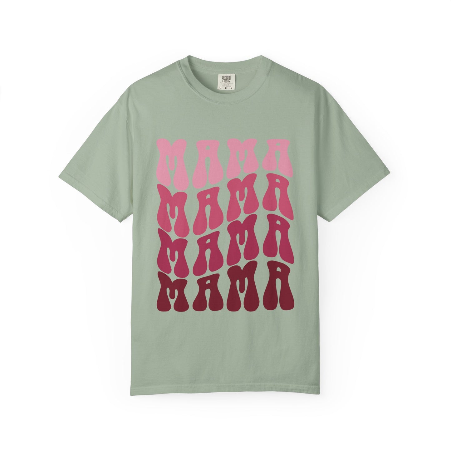 Mama Retro Stack T-Shirt — Vintage Psychedelic Mother's Day Tee