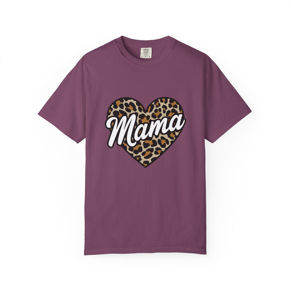 Mama Leopard Heart T-Shirt