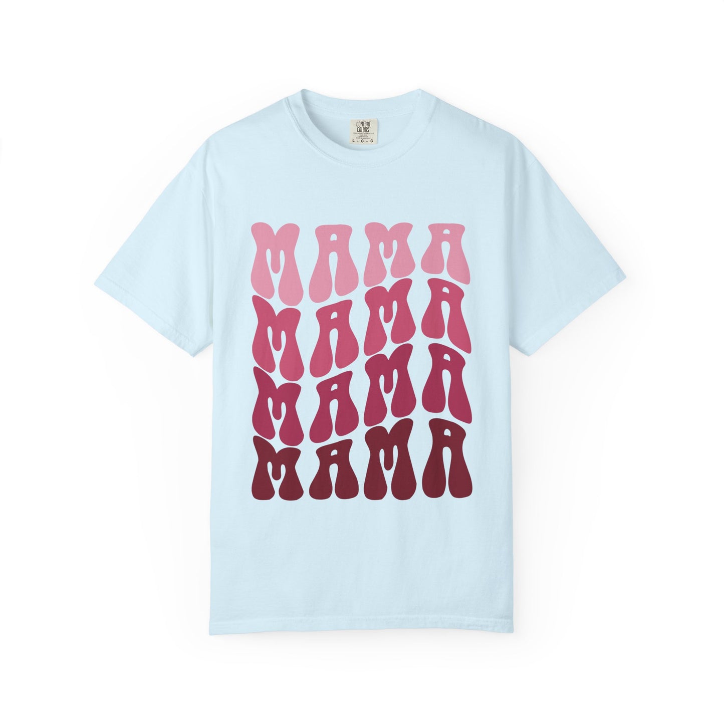 Mama Retro Stack T-Shirt — Vintage Psychedelic Mother's Day Tee