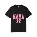 Mama Pink Polka Dot T‑Shirt — Cute Mama Tee with Bow