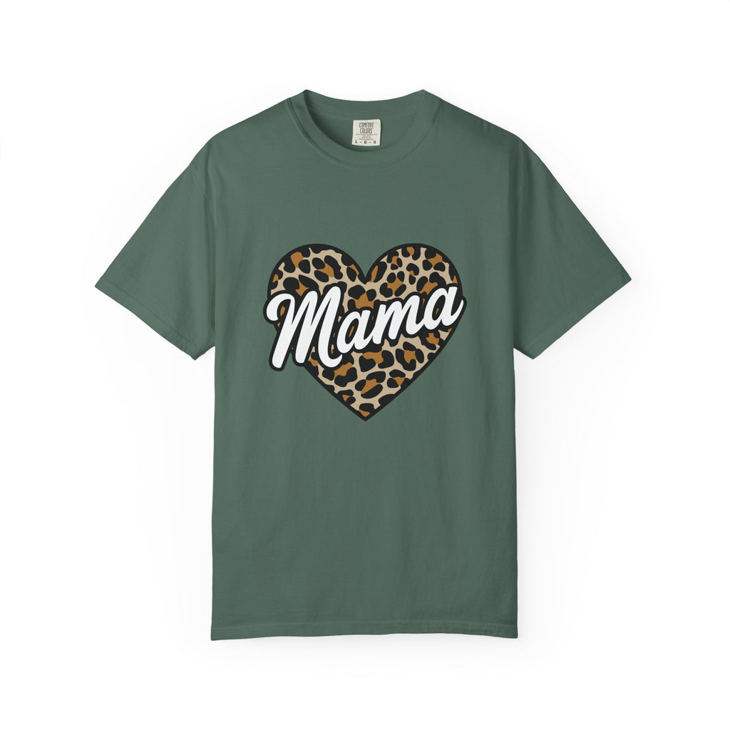 Mama Leopard Heart T-Shirt