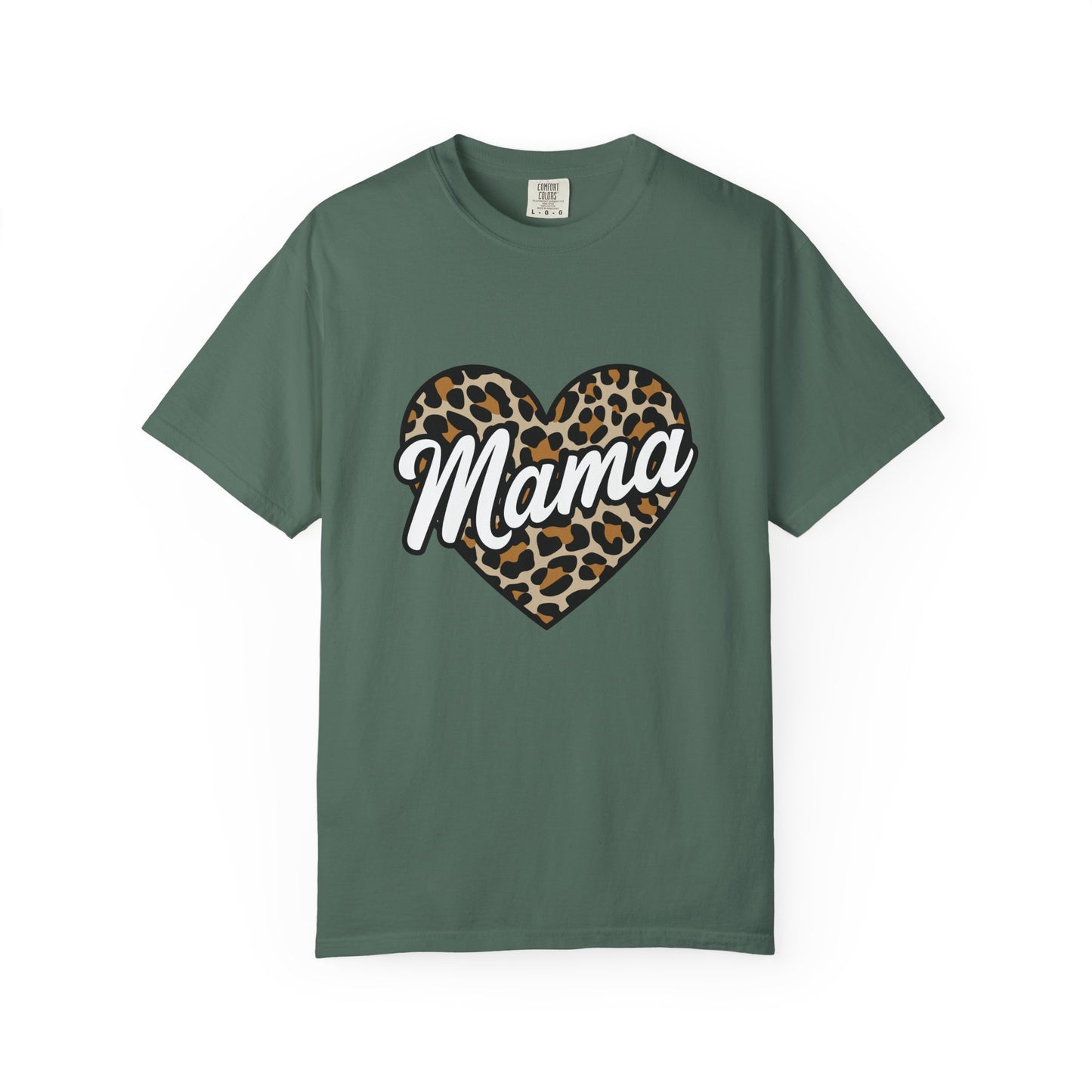 Mama Leopard Heart T-Shirt