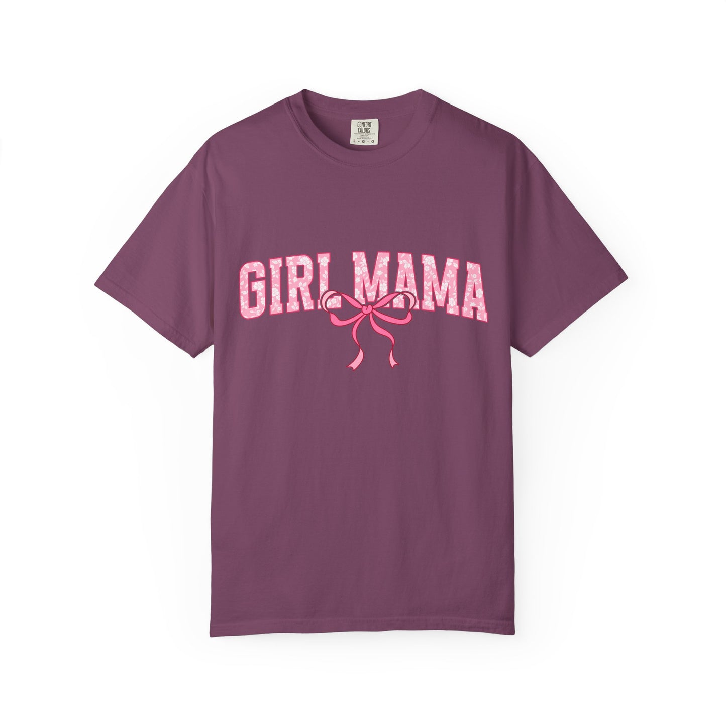 Girl Mama T-Shirt — Pink Ribbon Graphic Tee for New & Expecting Moms