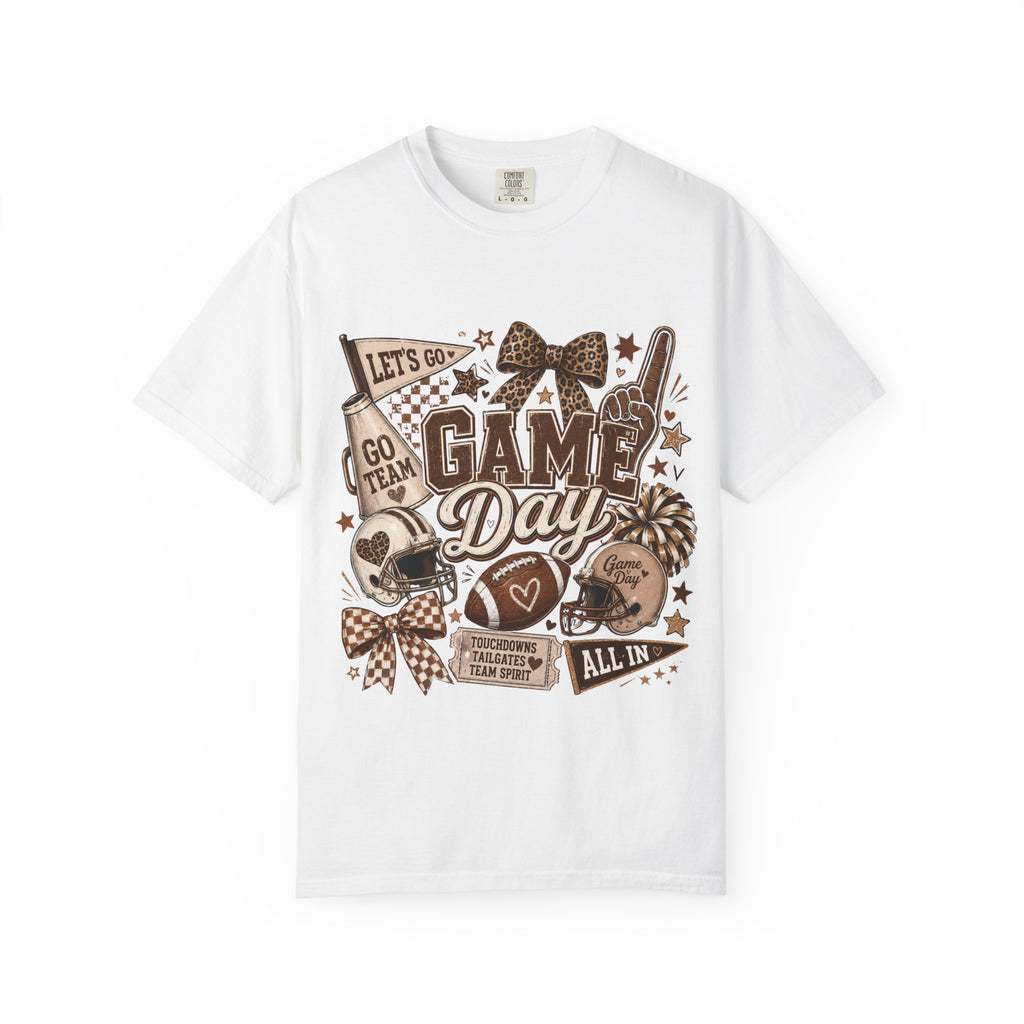 Game Day Cheer T-Shirt — Football & Cheerleader Spirit Tee