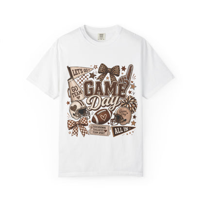 Game Day Cheer T-Shirt — Football & Cheerleader Spirit Tee