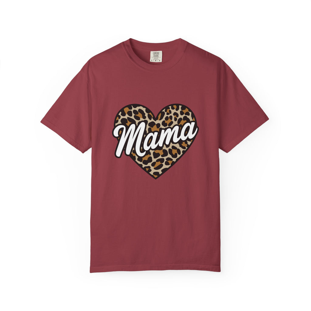 Mama Leopard Heart T-Shirt