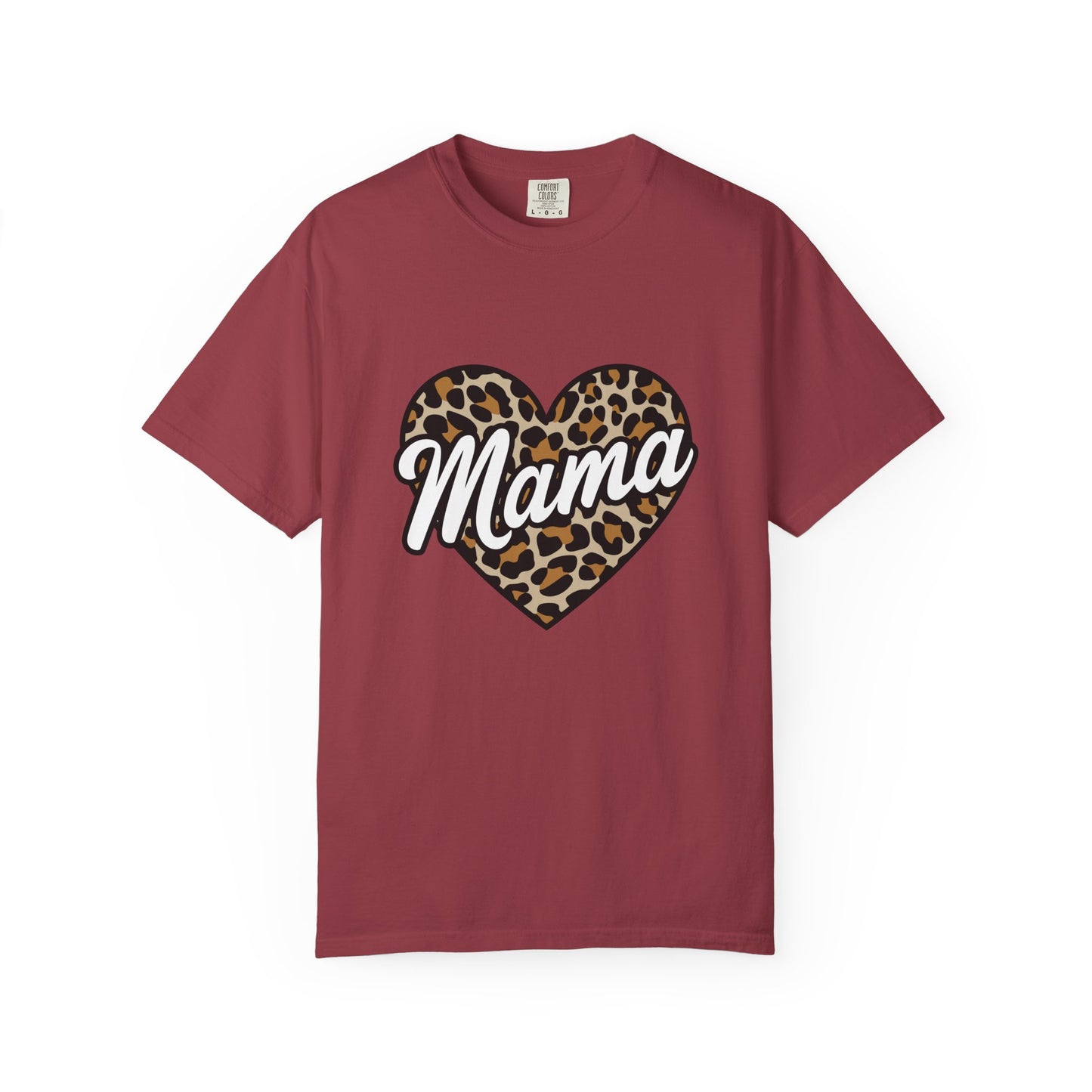 Mama Leopard Heart T-Shirt