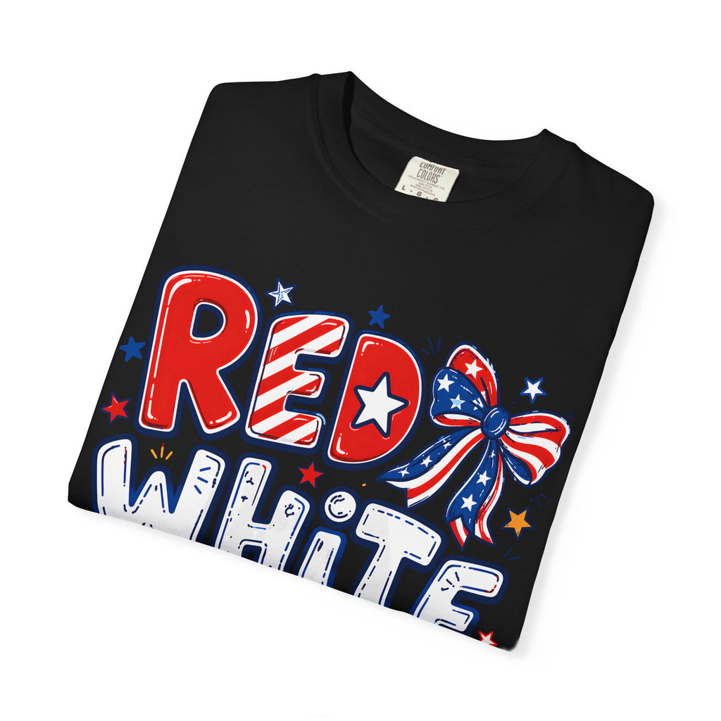 Red White & 250 Patriotic T-Shirt — 4th of July Celebration Tee