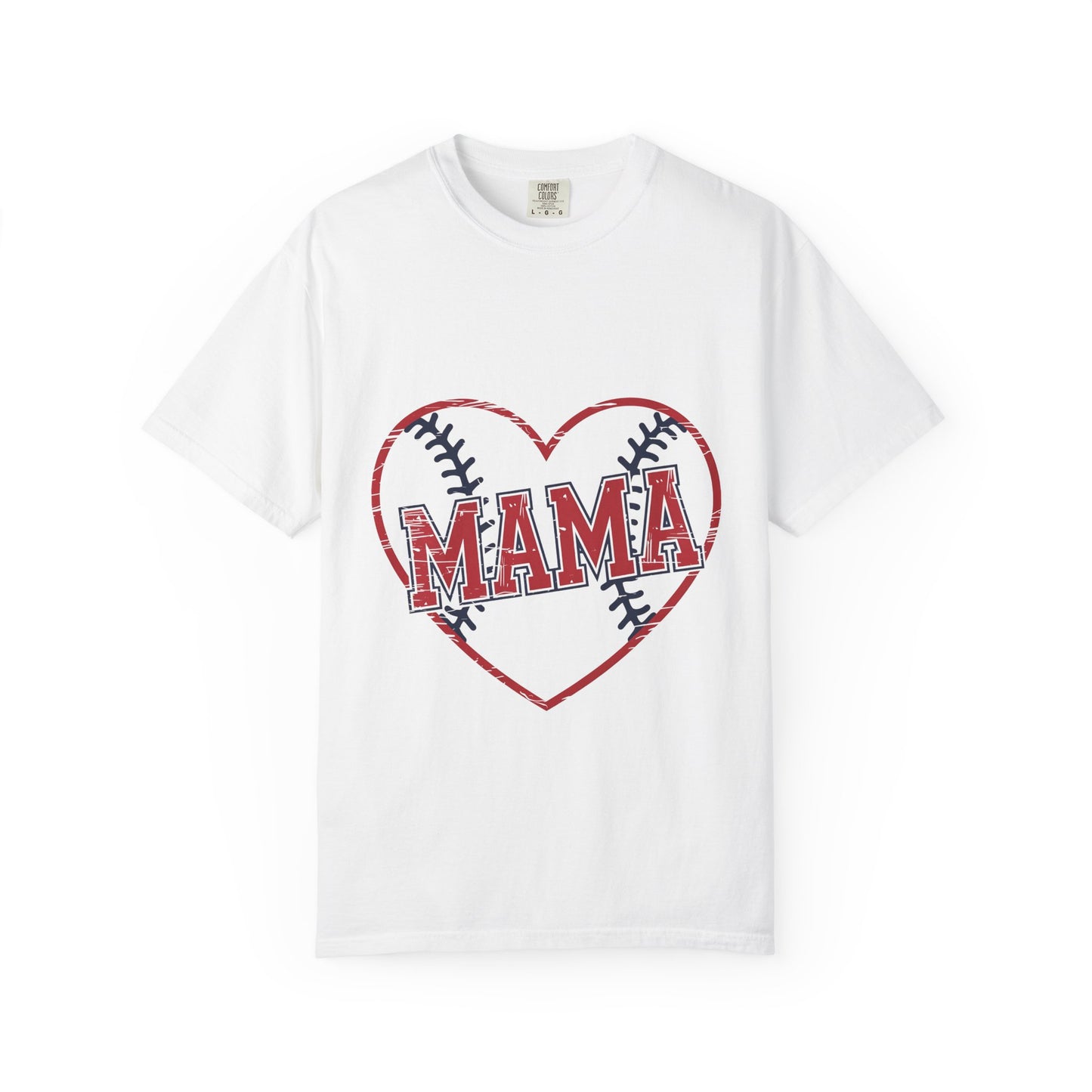 Mama Baseball Heart T-Shirt — Mom Softball Mom Tee