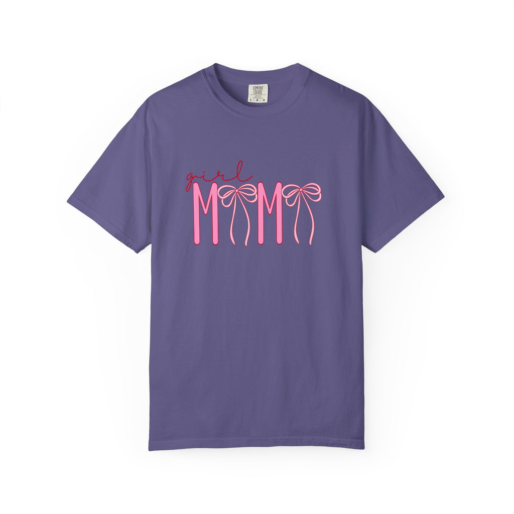 Girl Mom Tee — Pink Ribbon Script Mother's Day T-Shirt