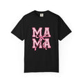 Mama Pink Floral Ribbon T-Shirt