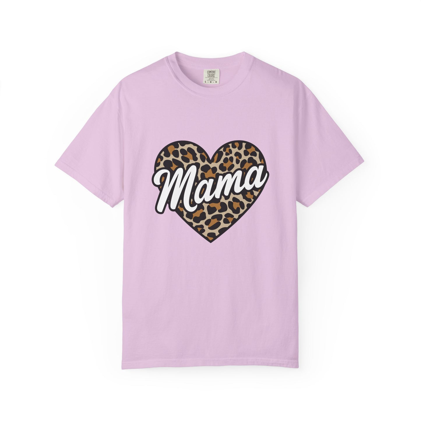 Mama Leopard Heart T-Shirt