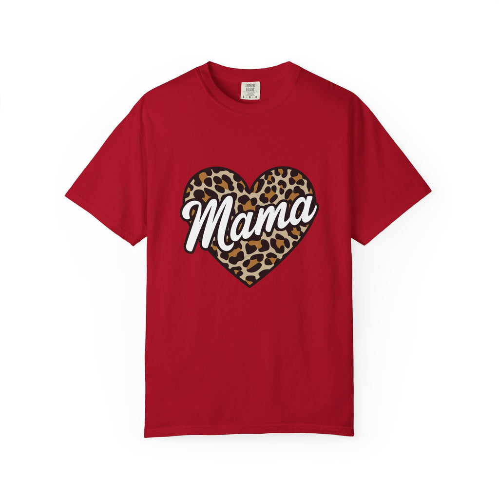 Mama Leopard Heart T-Shirt